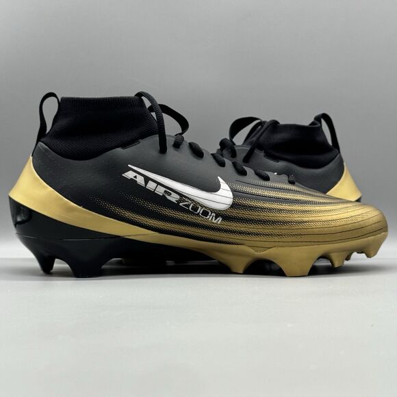 Nike Vapor Pro 1 Football Cleats Black Gold Men\'s Size 11 FB3298-003 NEW main image 5